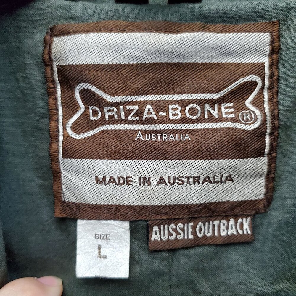 Driza-Bone Jacket Mens Large Brown Aussie Outback Long Oilskin Cotton Duster - Picture 2 of 9
